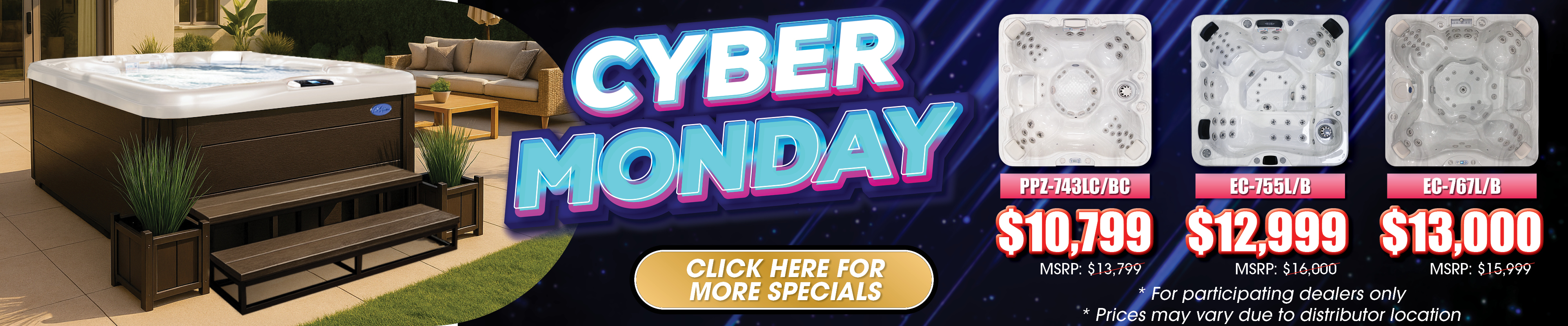 Calspas hot tub being used in a family setting - Worcester